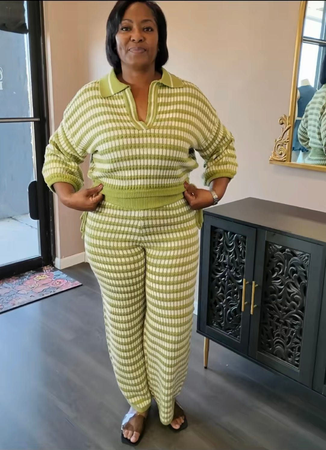 Olive Crochet Set (2508)