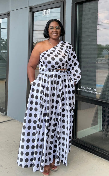 Serenity Polka Dot Dress