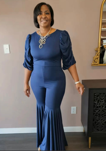 BELLA BELL SLEEVE JUMPSUIT