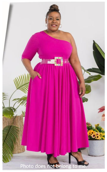 JENNIFER ONE SHOULDER DRESS