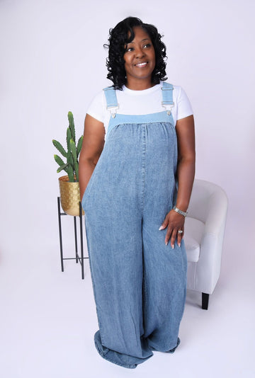 Denim Overall Jumpsuit (2505)