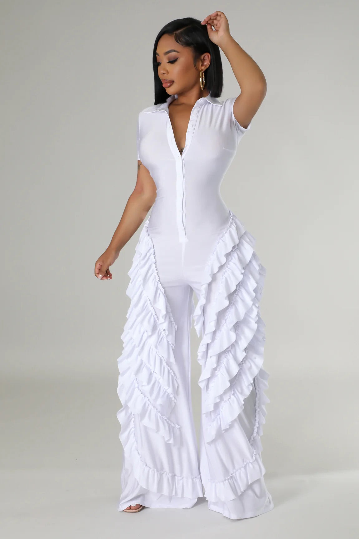 RUFFLE ME CUTE JUMPSUIT